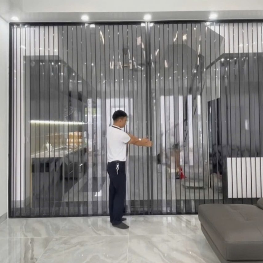 LẮP ĐẶT CỬA XẾP LÁ NHỰA
