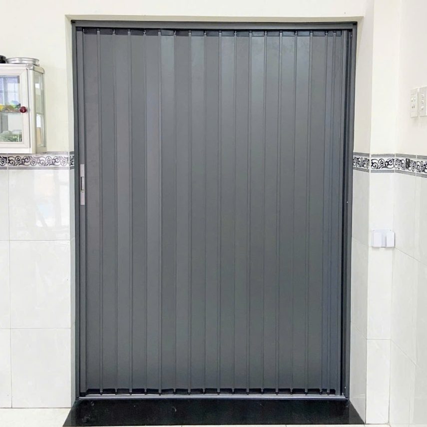 LẮP ĐẶT CỬA XẾP LÁ NHÔM CAO CẤP